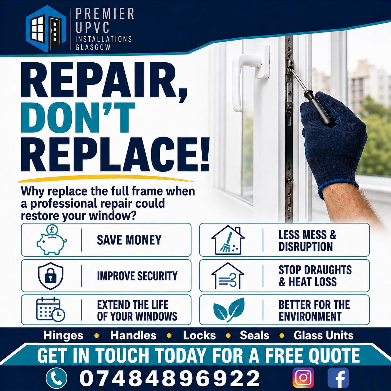 Premier UPVC repair first approach